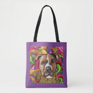 AMERICAN STAFFORDSHIRE TERRIER TOTE BAG