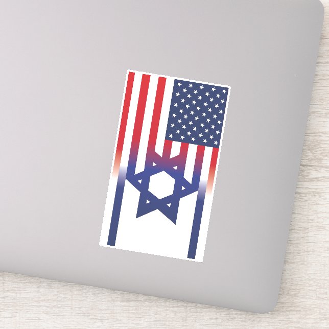 American Stand With Israel flag (Detail)