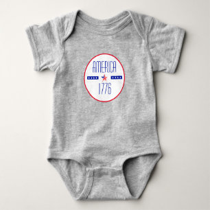American star 1776 baby bodysuit