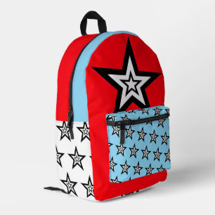 American Star Pattern Backpack