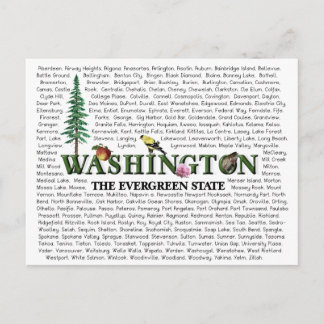 American States  - Washington Postcard