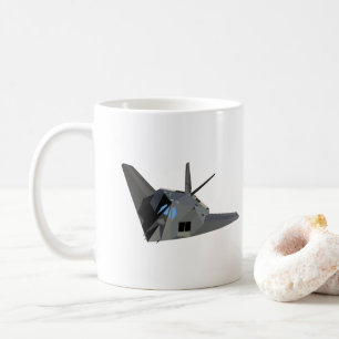 American Stealth Attack Aircraft F-117 Coffee Mug