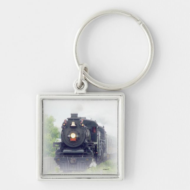 american steamtrain key ring (Front)