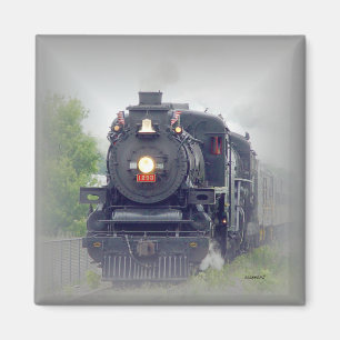 american steamtrain magnet