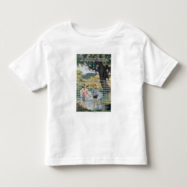 American Steel & Wire Co Fence Pond and Kids Toddler T-Shirt (Front)