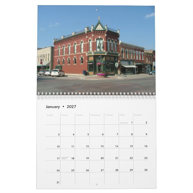 American Streets Calendar - 2012 (Jan 2027)
