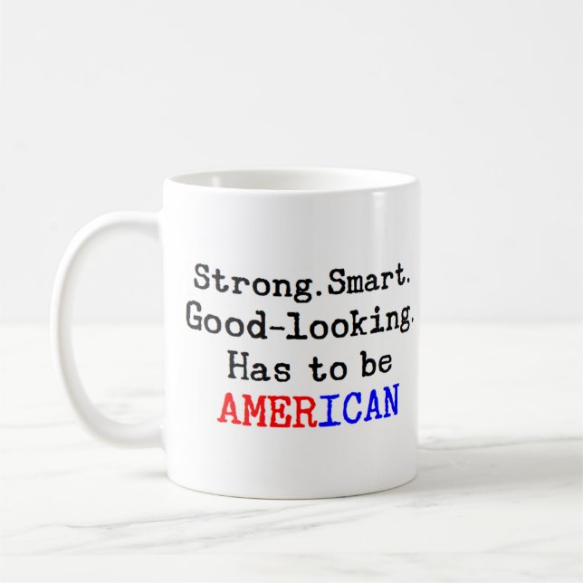 american strong coffee mug (Left)