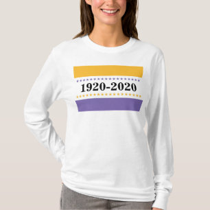 American Suffrage Victory Flag 100 years T-Shirt