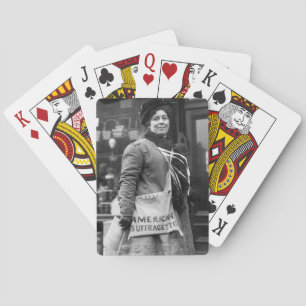 American Suffragette, 1910 Playing Cards