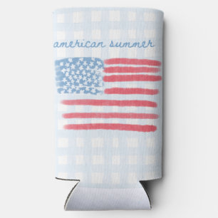 American Summer Seltzer Can Cooler