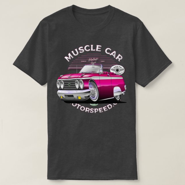 American Super Sport Super Car Gasser Low Rider 1 T-Shirt (Design Front)