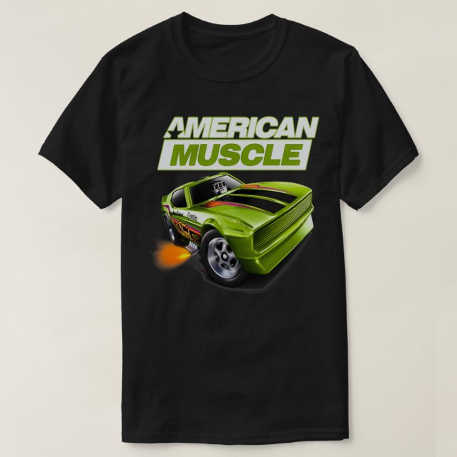 American Super Sport Super Car Gasser Race Car 9 T-Shirt (Design Front)