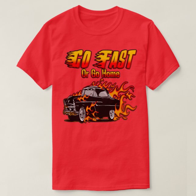 American Super Sport Super Car Gasser Race Muscle  T-Shirt (Design Front)