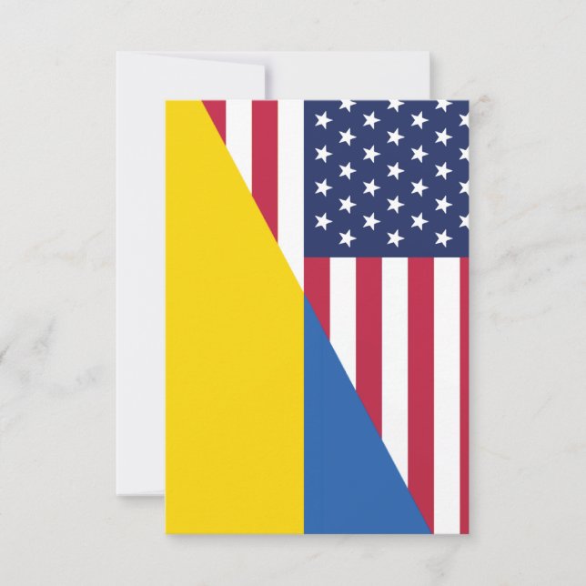 American support toward Ukraine Sherpa Blanket Invitation (Front)