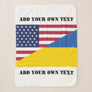 American support towards Ukraine Throw Pillow