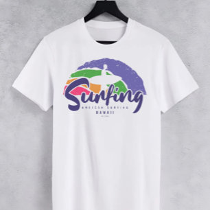 American Surfing Hawaii T-shirt
