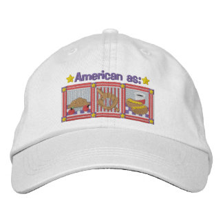 American Symbols and Icons Embroidered Hat