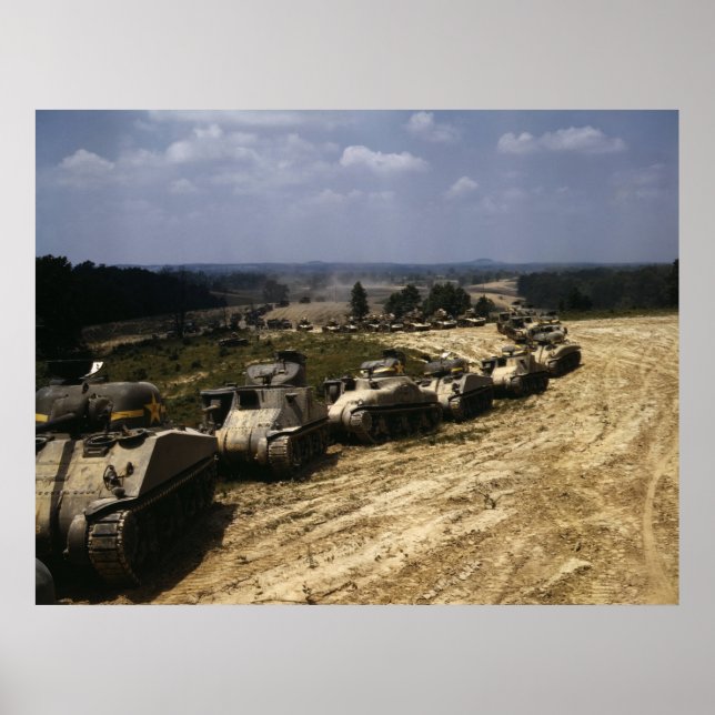 American Tanks Poster (Front)