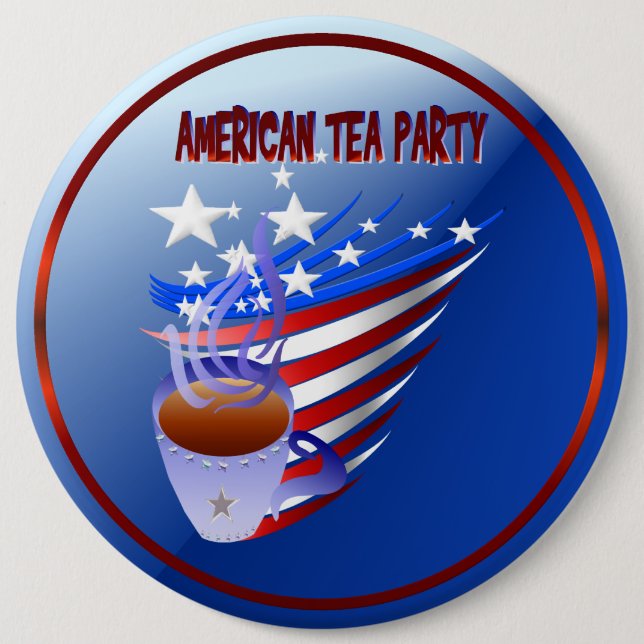 American Tea Party Button (Front)
