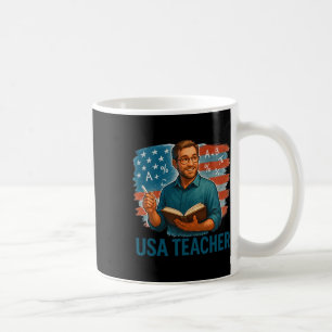 American Teacher Knowledge Education Pride Coffee Mug