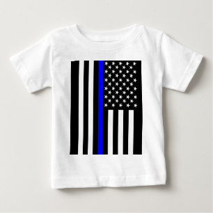 American Thin Blue Line Graphic Baby T-Shirt