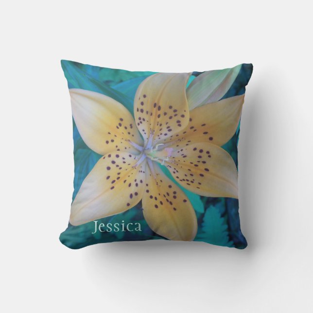 American Tiger Lily Cushion (Front)