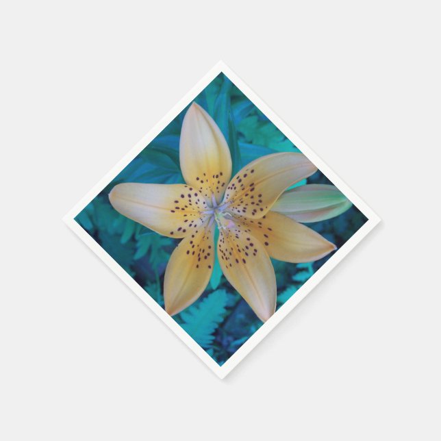 American Tiger Lily Napkin (Corner)