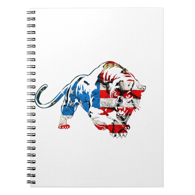 American Tiger Notebook (Front)
