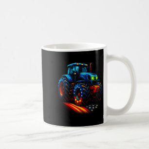 American Tractor - Patriotic Farmer USA Flag Coffee Mug