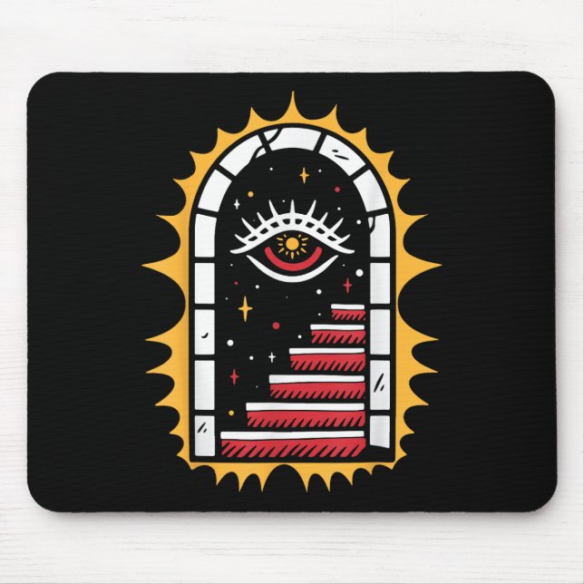 American Traditional Old School Tattoo Flash Ink S Mouse Pad (Front)