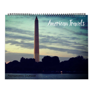 american travels 2025 large calendar