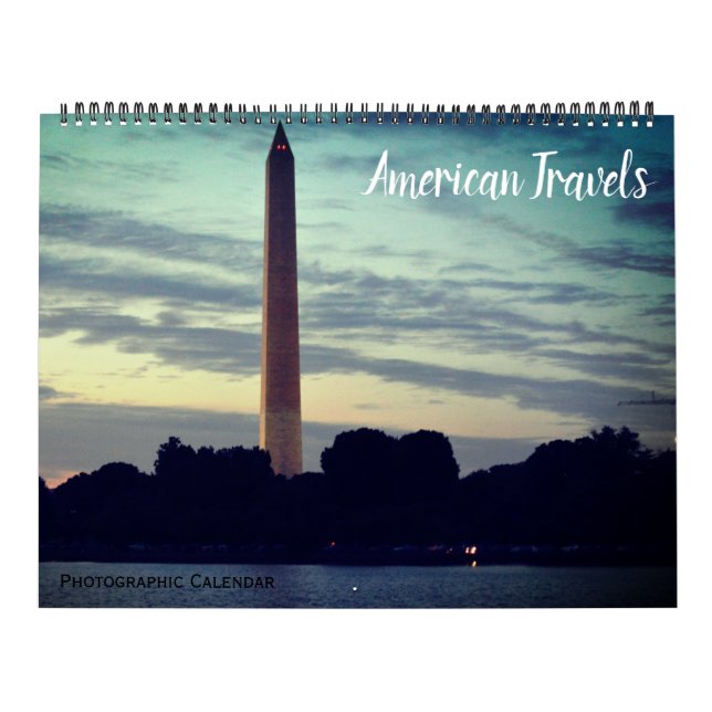 american travels 2026 large calendar (Cover)