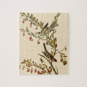 American Tree Sparrow, Audubon's Birds of America Jigsaw Puzzle