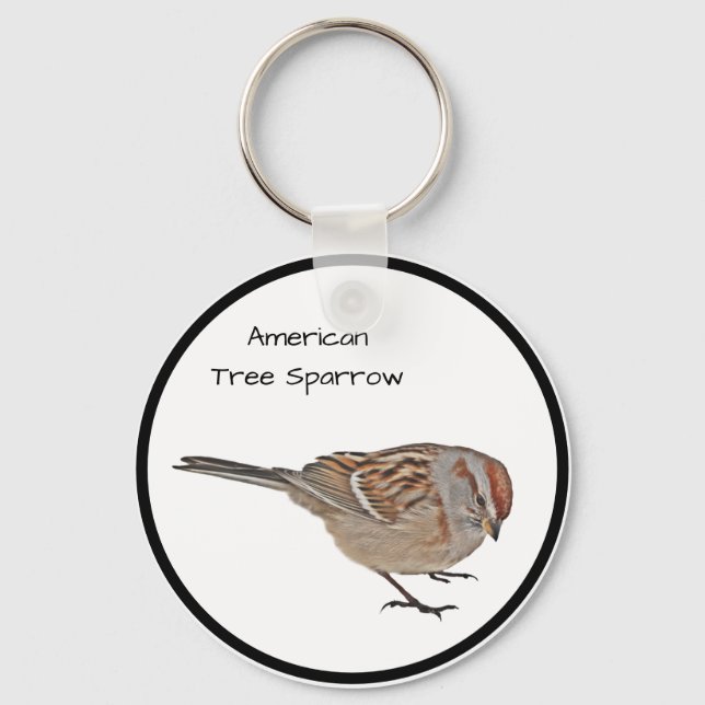 American Tree Sparrow Key Ring (Front)