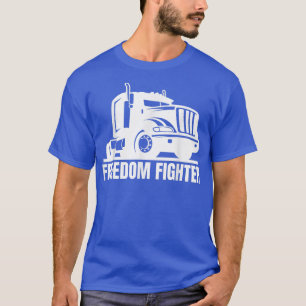American Trucker Freedom Convoy 2022 USA Canada Tr T-Shirt