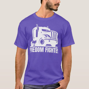 American Trucker Freedom Convoy 2022 USA Canada Tr T-Shirt