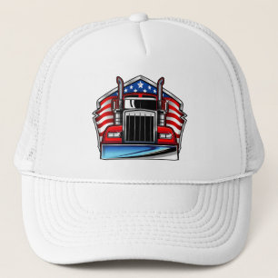 American Trucking Trucker Hat Classic Truck Drive