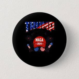American Trump Girl No Apologies For Men Women 1 6 Cm Round Badge