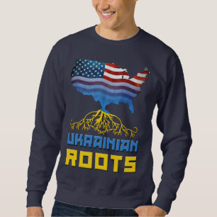 American Ukrainian Roots Sweatshirt