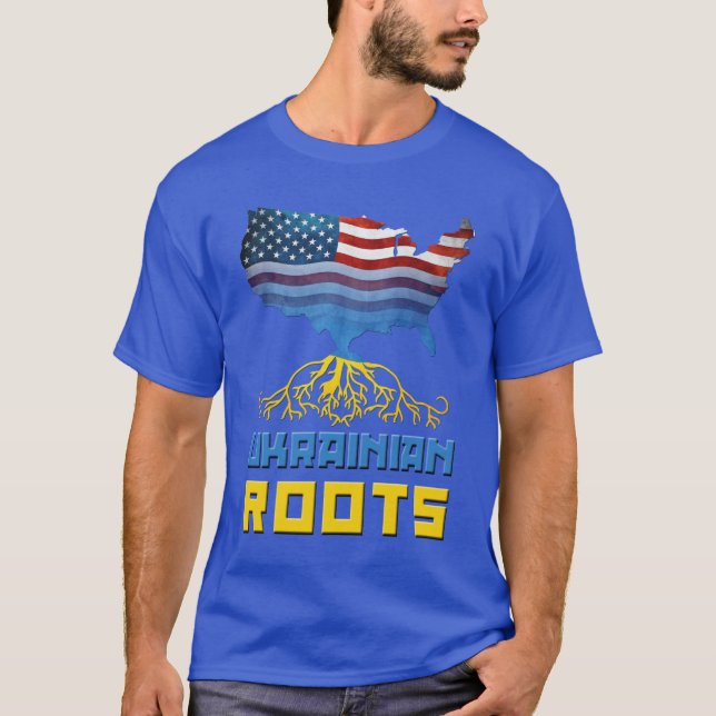 American Ukrainian Roots T-Shirts (Front)