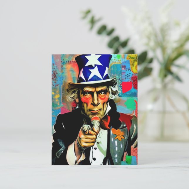 American Uncle Sam Card (Standing Front)