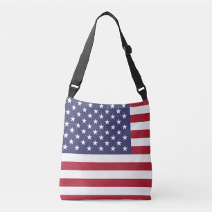 American United States USA Flag Crossbody Bag