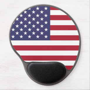 American United States USA Flag Gel Mouse Pad