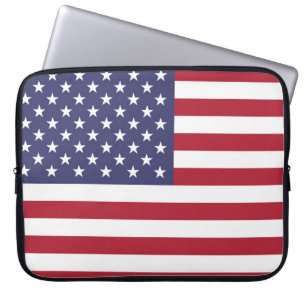 American United States USA Flag Laptop Sleeve