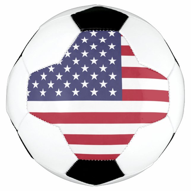 American United States USA Flag Soccer Ball (Front)