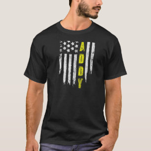American Us Flag Daddy Tow Truck Driver Design On  T-Shirt