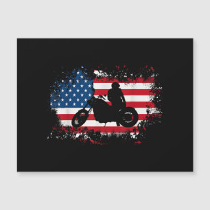 American US Flag Motorcycle Funny Sport Lover