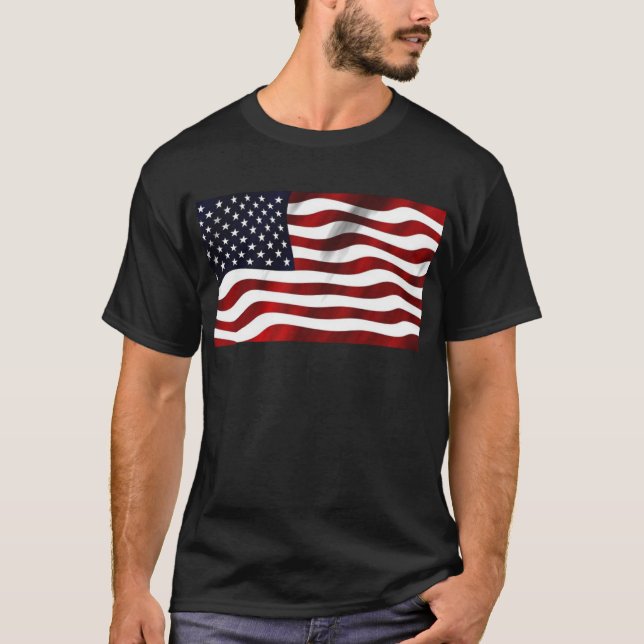 American USA flag Collection T-Shirt (Front)