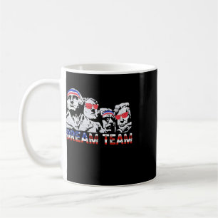 American Usa Flag Dream Team Funny Patriotic Retro Coffee Mug