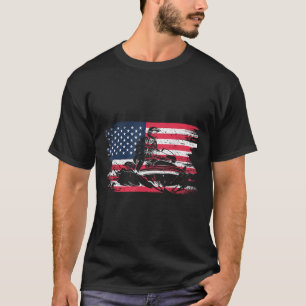 American Usa Flag Jet Ski For Women Kids Men T-Shirt